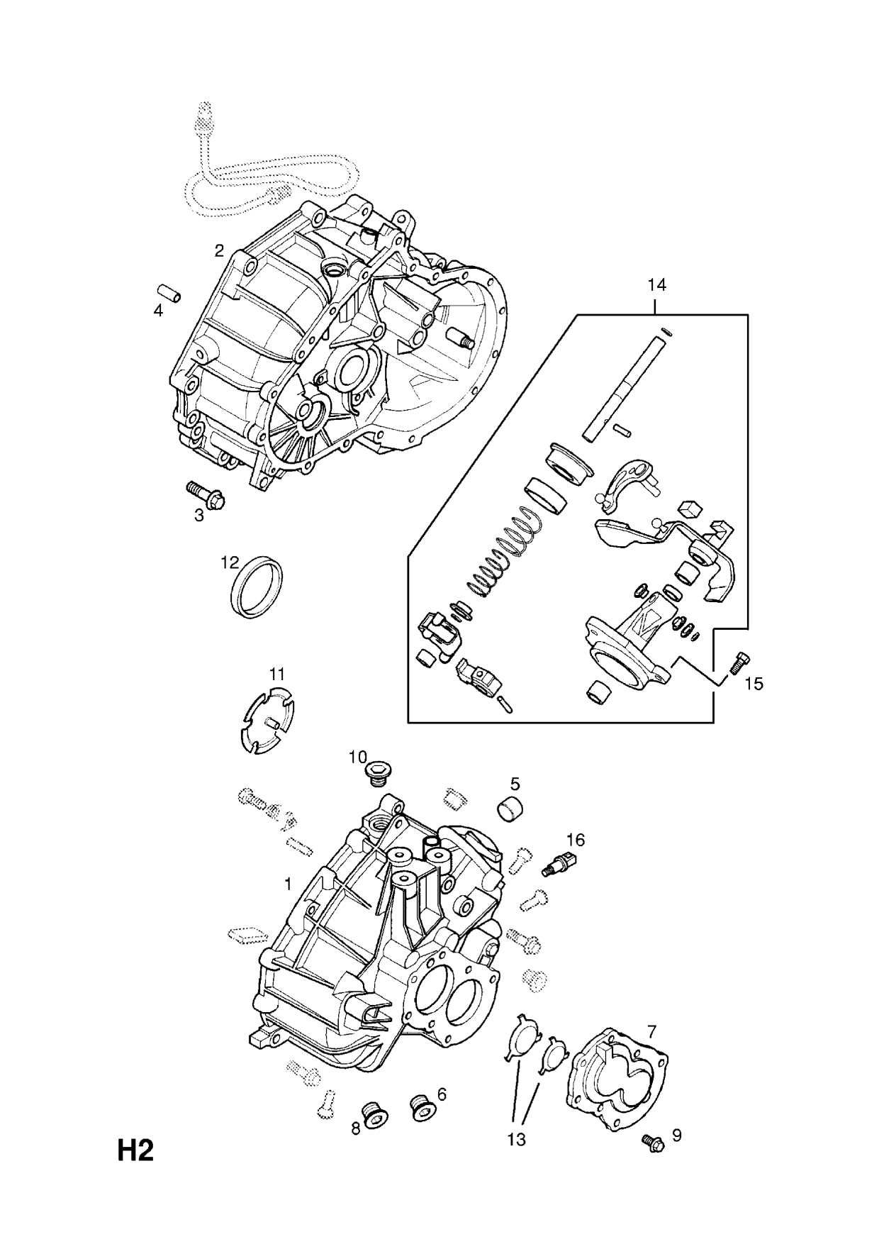Group H Transmission Subsection 1 F23 Manual transmission